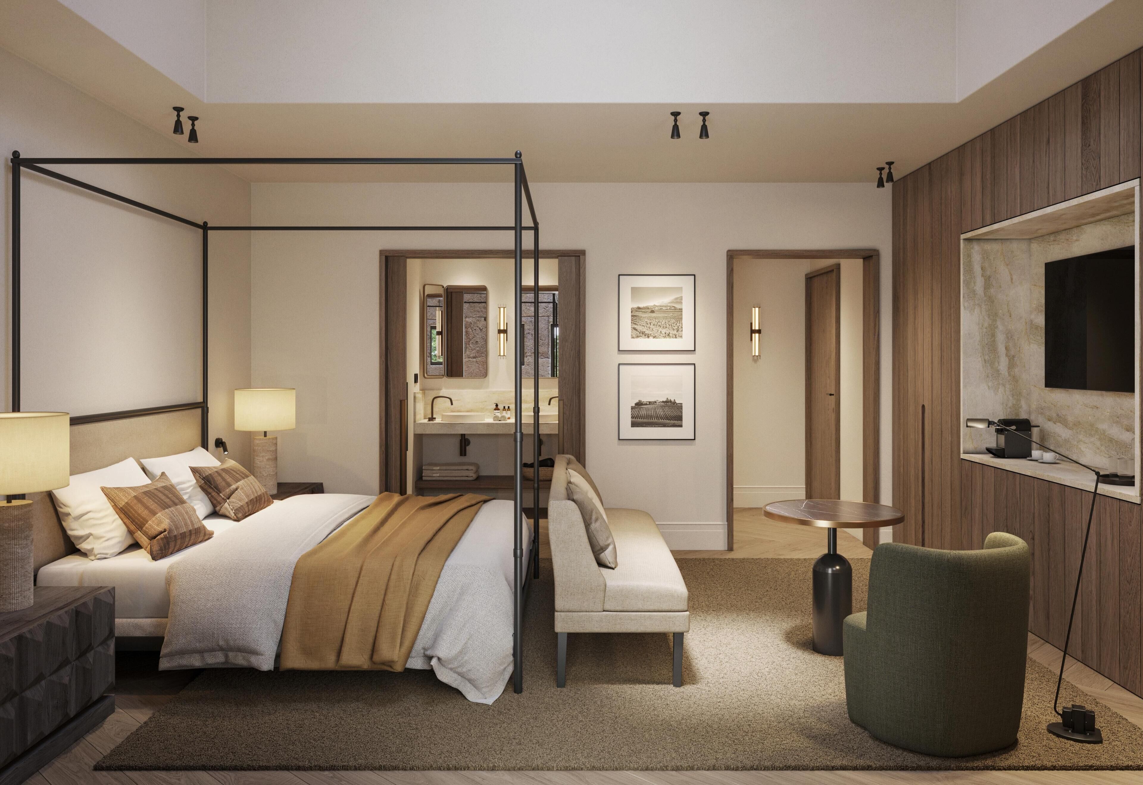 セーフティボックス (室内)、デスク、ノートパソコン用作業スペース、防音設備