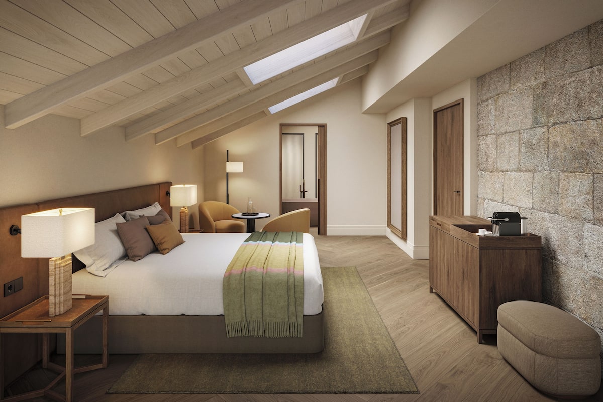 Caja de seguridad en la habitación y escritorio