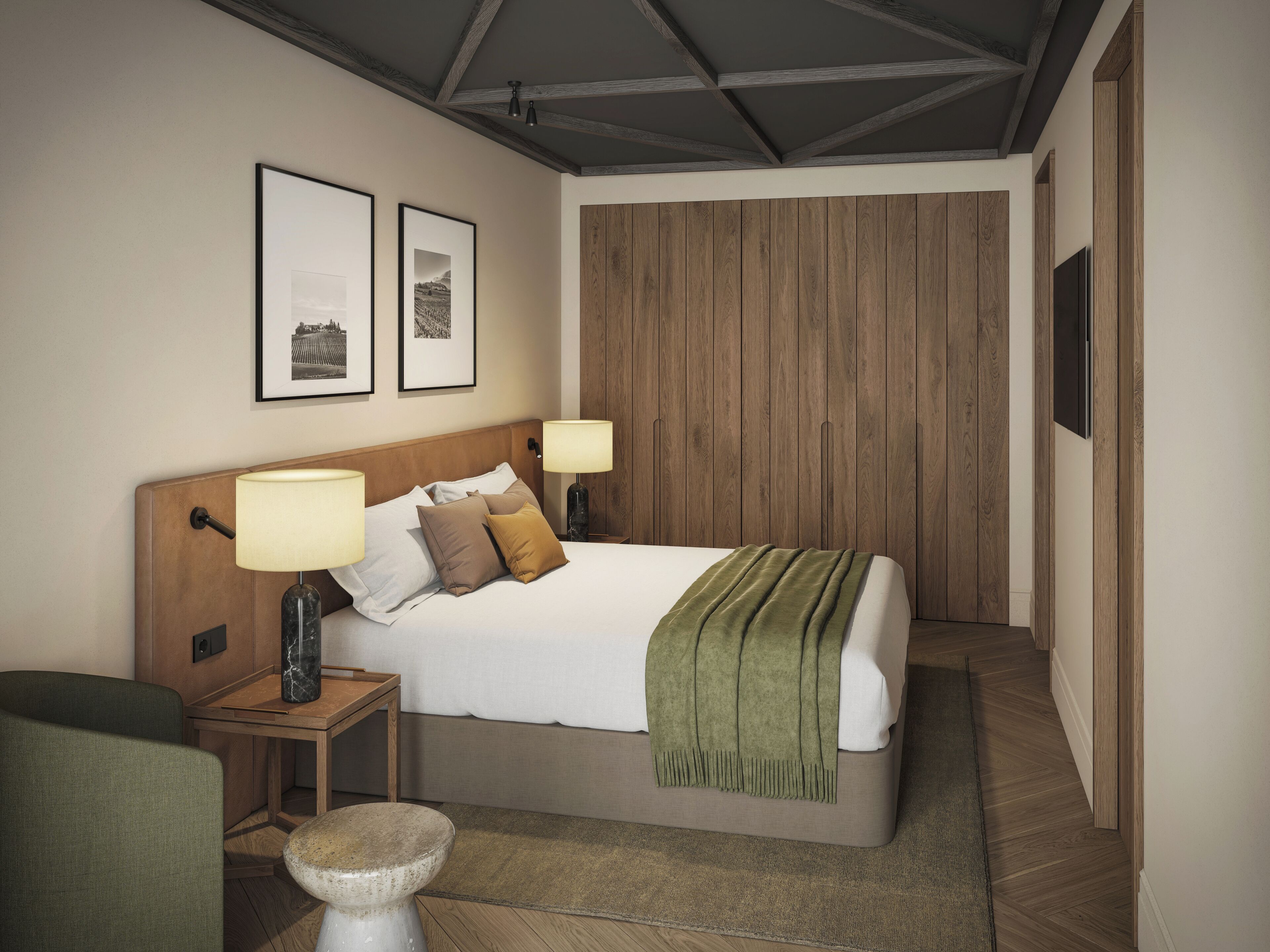 Caja de seguridad en la habitación y escritorio 