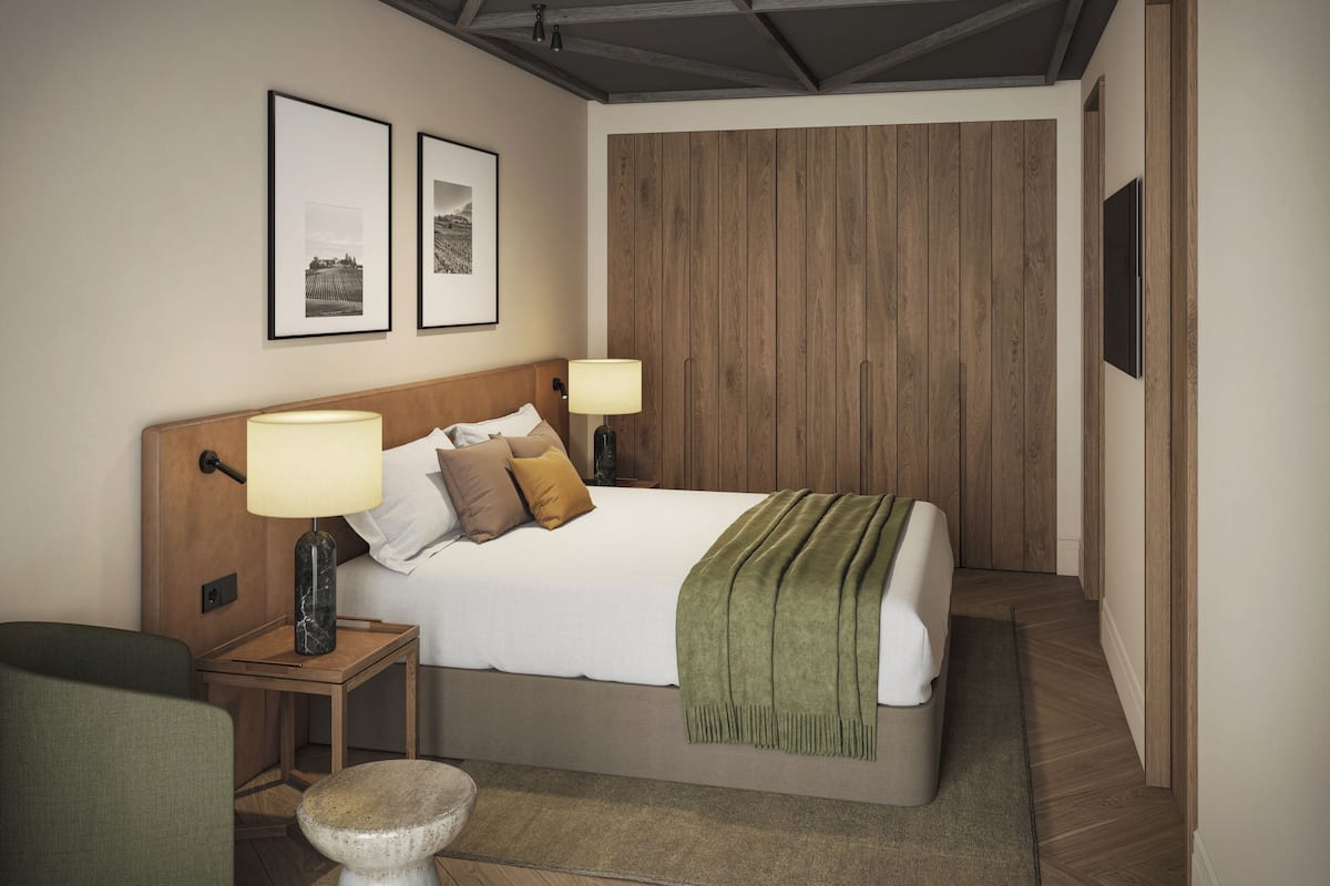 Caja de seguridad en la habitación y escritorio