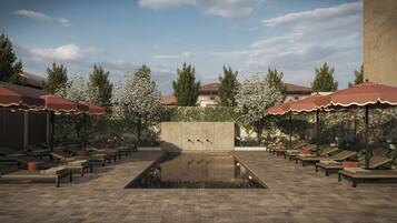 Seasonal outdoor pool