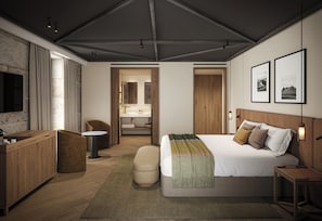 Caja de seguridad en la habitación y escritorio