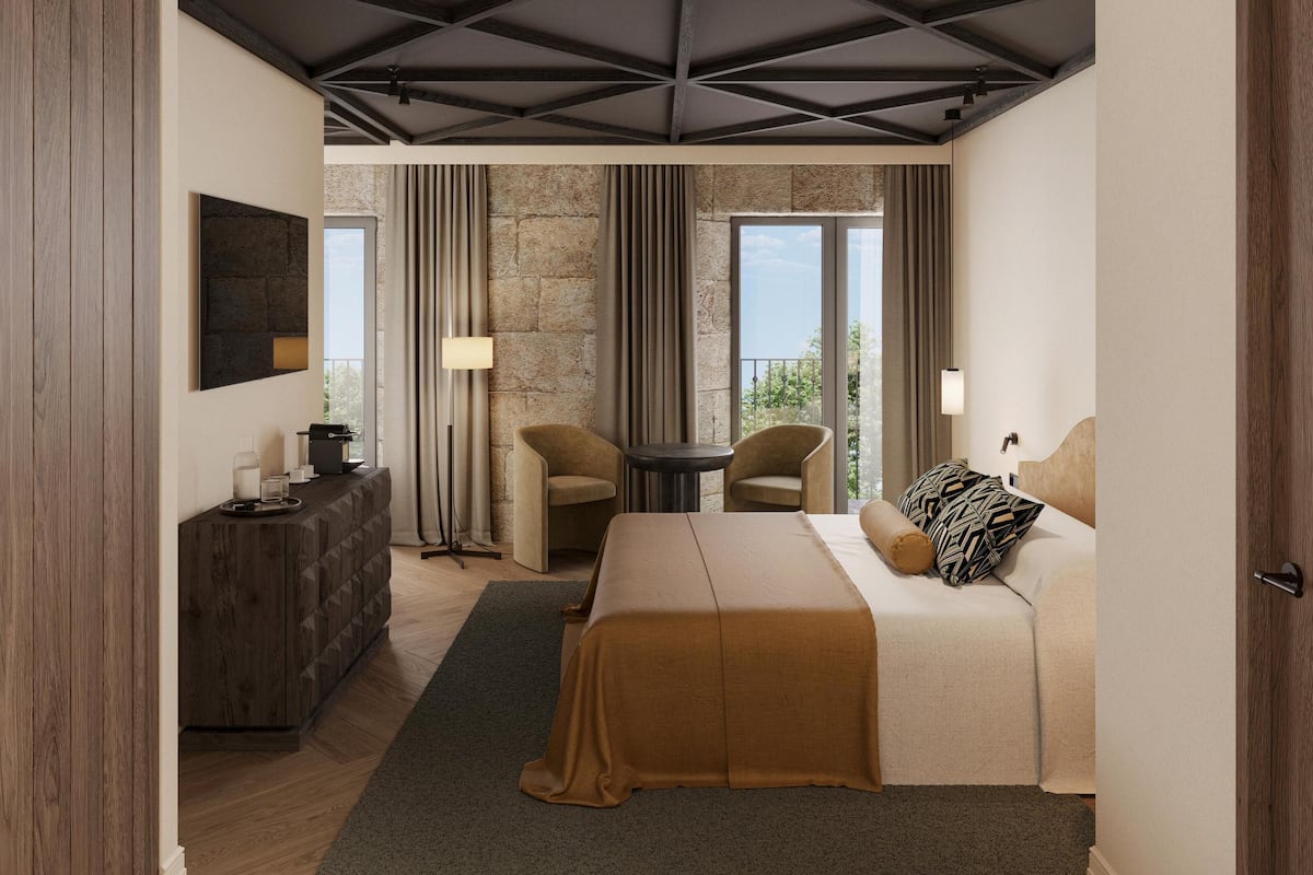 Caja de seguridad en la habitación y escritorio