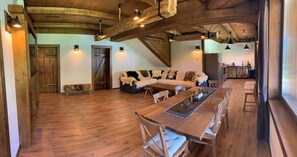 Appartement, 2 chambres, vue montagne | Coin séjour