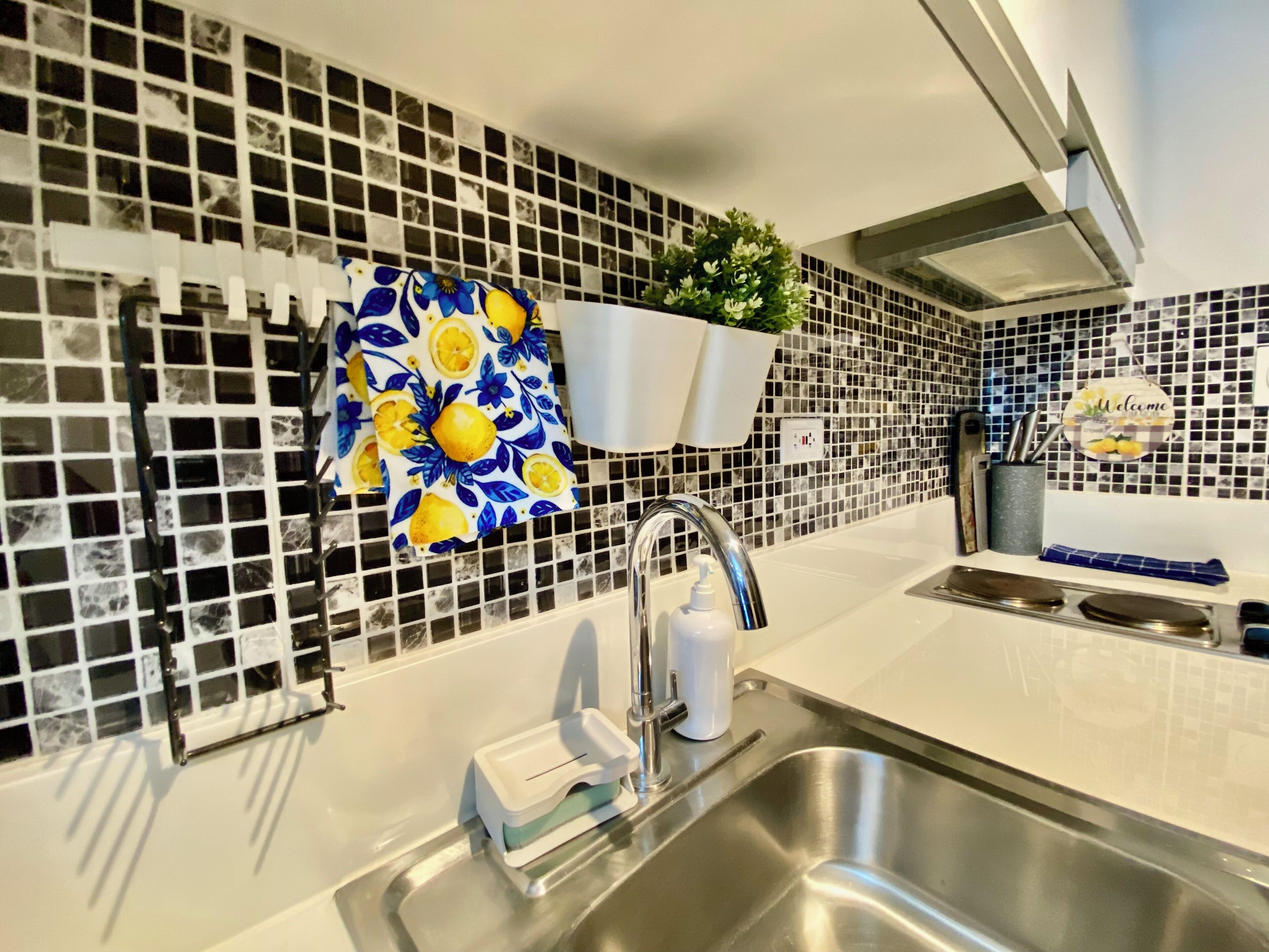 Leilighet – design, balkong, bassengutsikt | Eget kjøkken | Kaffetrakter/tekoker