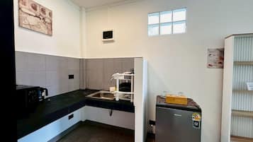 舒适单人房, 1 间卧室 | 私人厨房 | 迷你冰箱