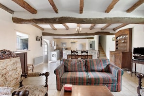 TV, fireplace, table tennis