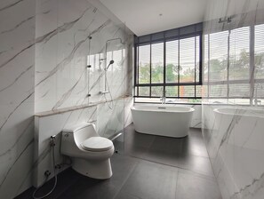 Shower, hair dryer, bidet, towels - The Haven Boutique Pool Villa Morn 2, Near Central Chiang Mai (San Klang - San Kamphaeng)