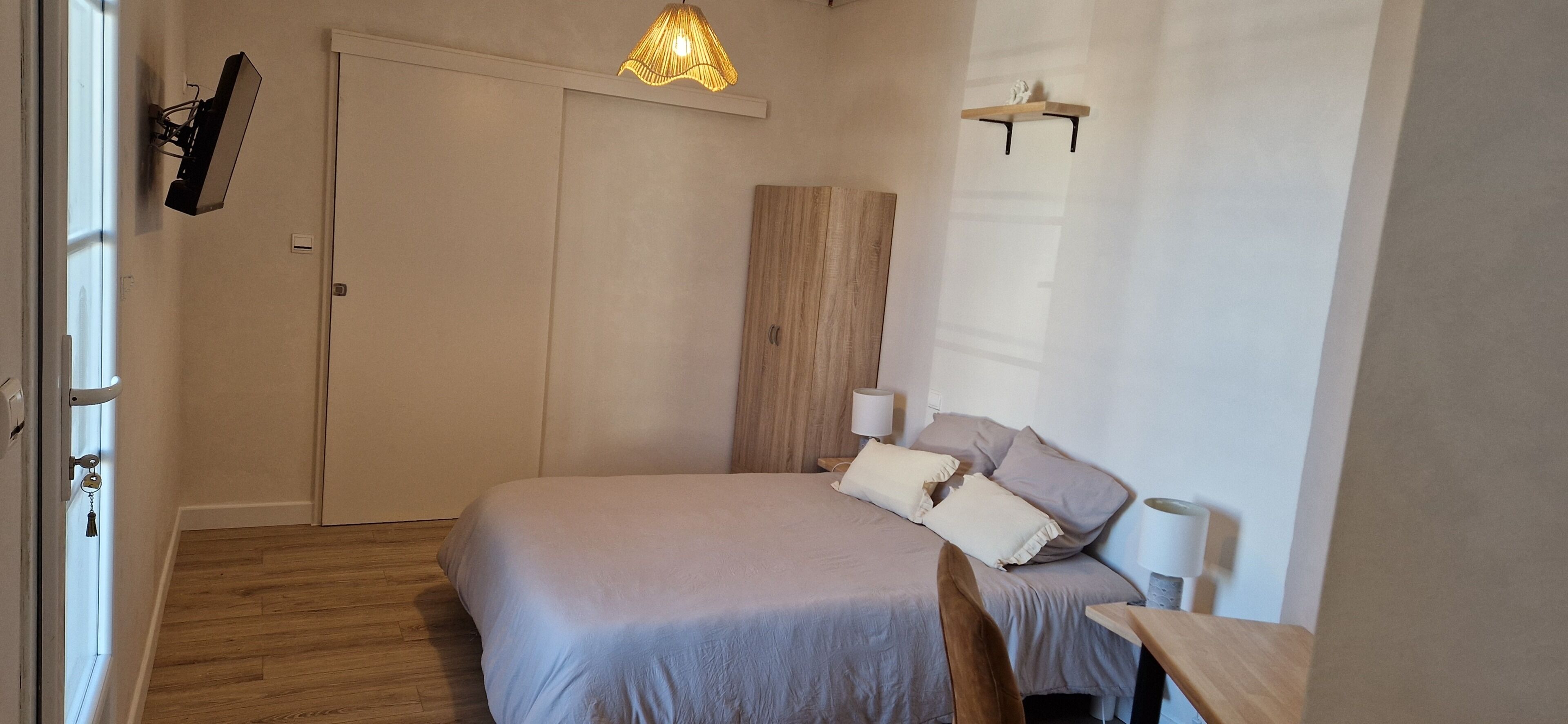 Quarto casal, acessível para pessoas com deficiência física, para não fumantes | Wi-Fi de cortesia