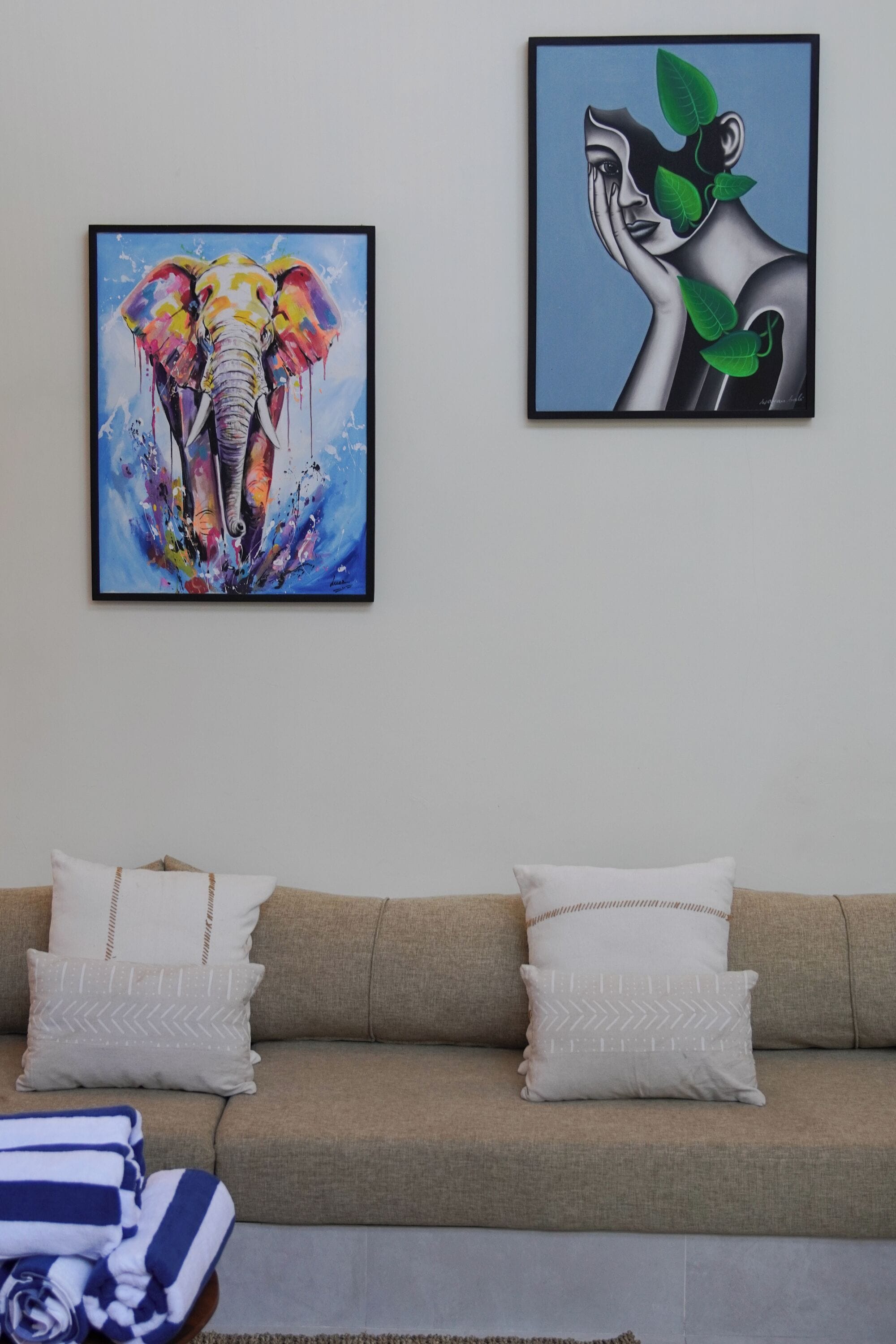 Villa, uitzicht op zwembad | Woonruimte