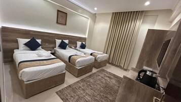 Coffres-forts dans les chambres, rideaux occultants