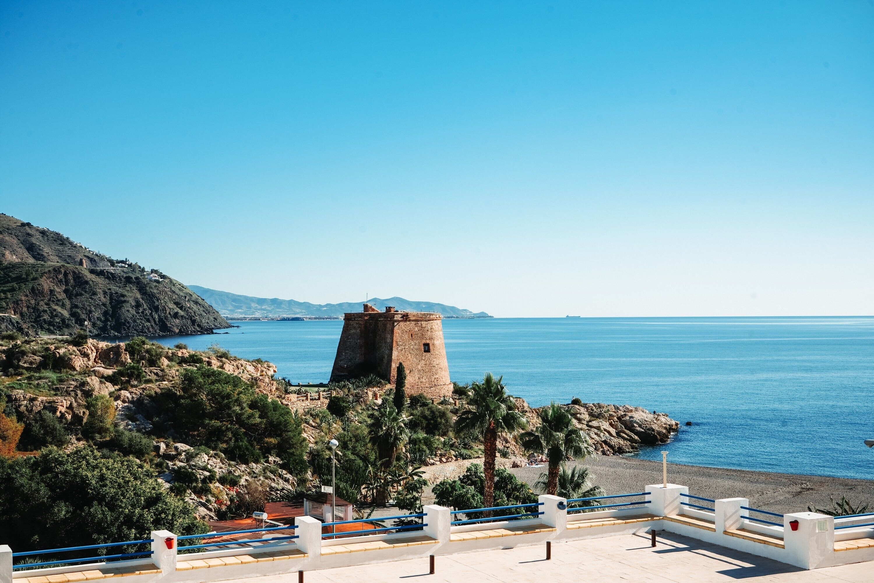 Uitzicht vanuit accommodatie