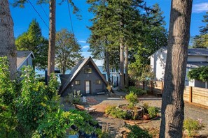 Exterior - Waterfront Birch Bay A-Frame w/ Hot Tub, 180 Views, Stairs to Beach, World Cup! (Blaine)
