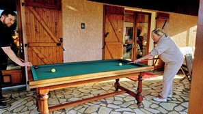 Terrace/patio - Rooms du petit bonheur 5 minutes from the bus station and town center (Biscarrosse)