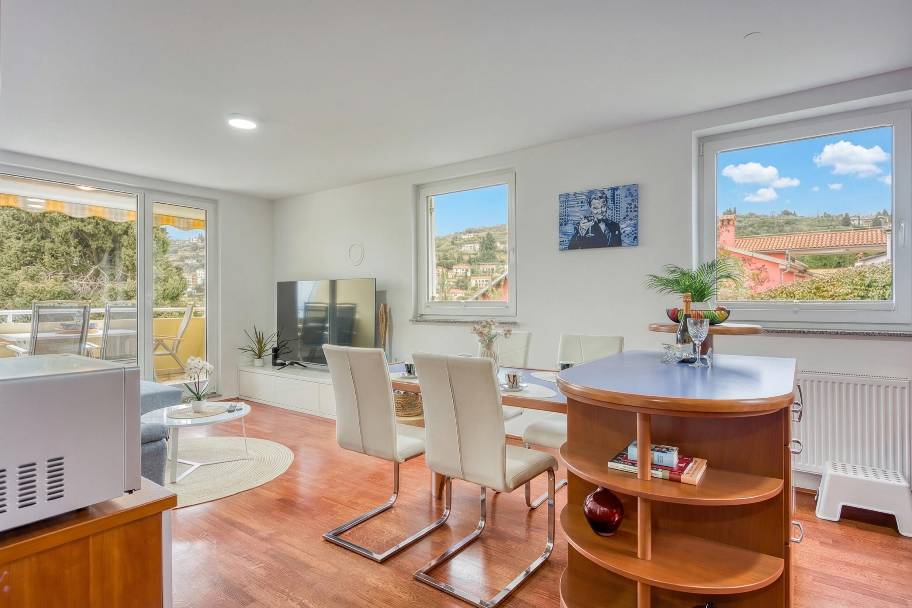 Familieleilighet, flere soverom (Sunset Gold Apartment Portoroz) | Spiseområde