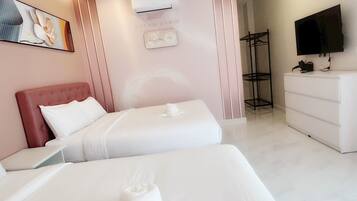 5 habitaciones, wifi y ropa de cama