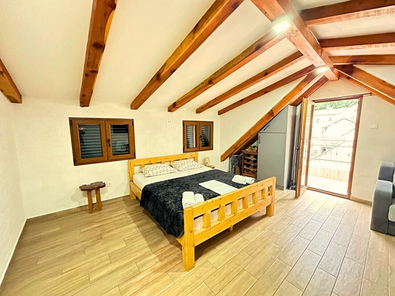 Studio - utsikt mot staden | Strykjärn/strykbräda och gratis wi-fi