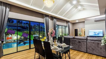 Villa, 3 slaapkamers, toegankelijk voor mindervaliden, roken | Dineren