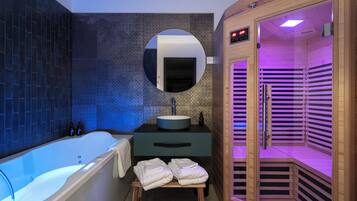 Bruser, boblebadekar, hårtørrer, håndklæder