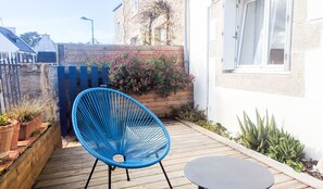 Terrace/patio - House with sea view in Saint-Pol-de-Léon (Saint-Pol-de-Léon)