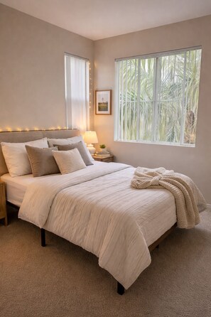 1 habitación, tabla de planchar con plancha, wifi y ropa de cama 