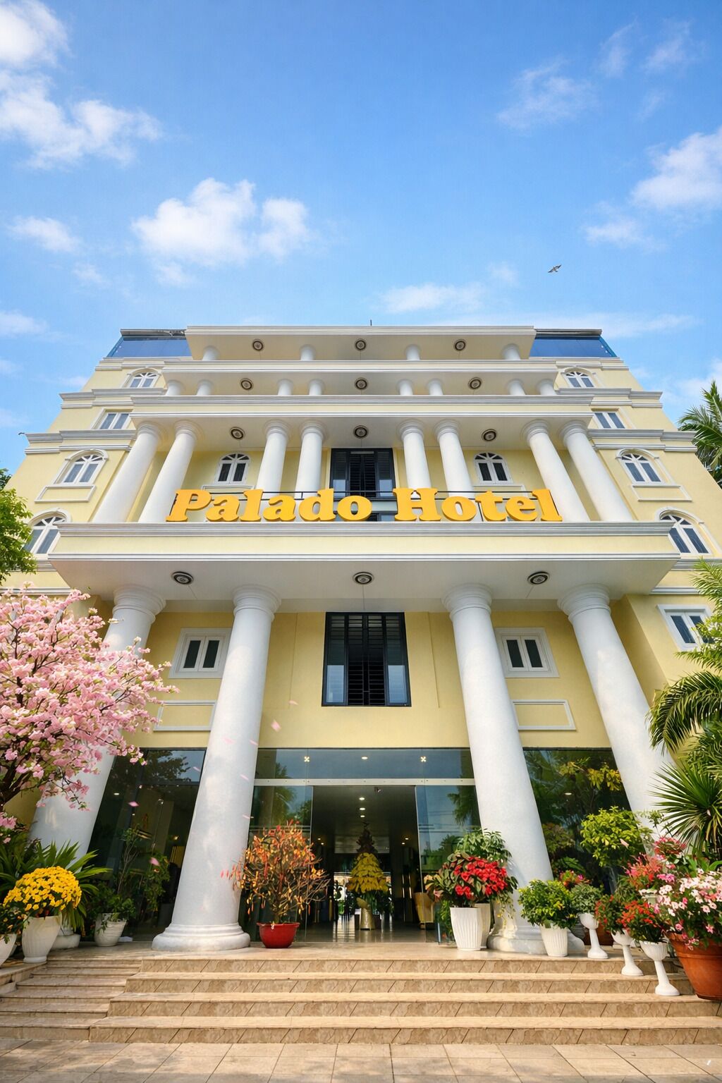 Façade de l’hébergement