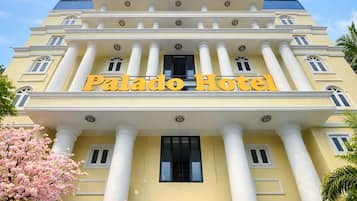 Façade de l’hébergement