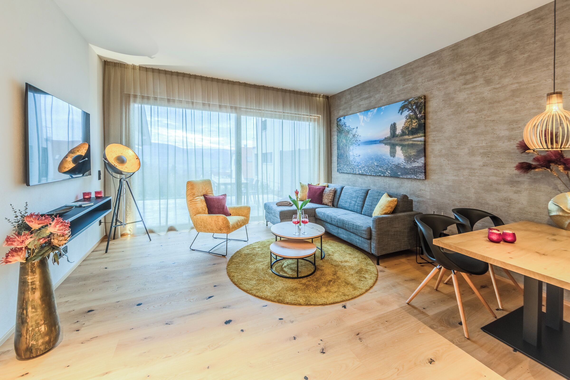 Apartment, Seeblick (Feuerwache am See 2) | Wohnbereich