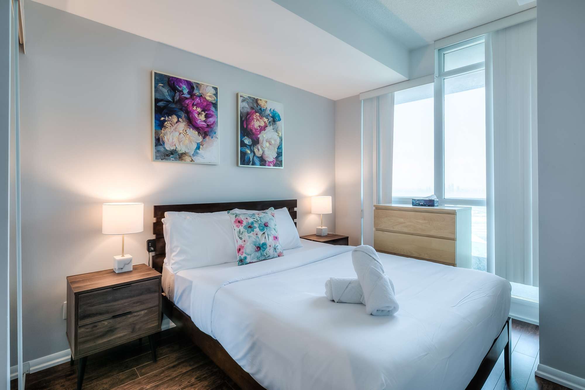 1 多间卧室、熨斗/熨衣板、WiFi、床单