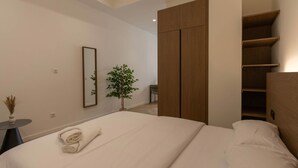1 室のベッドルーム、セーフティボックス (室内)、アイロン / アイロン台、WiFi