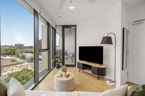 Apartment | Living room - Stylish 1-bed Apartment in South Brisbane (Brisbane)
