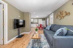 TV - Peaceful Bangor Getaway | Clean & Cozy 2BR Home (Bangor)