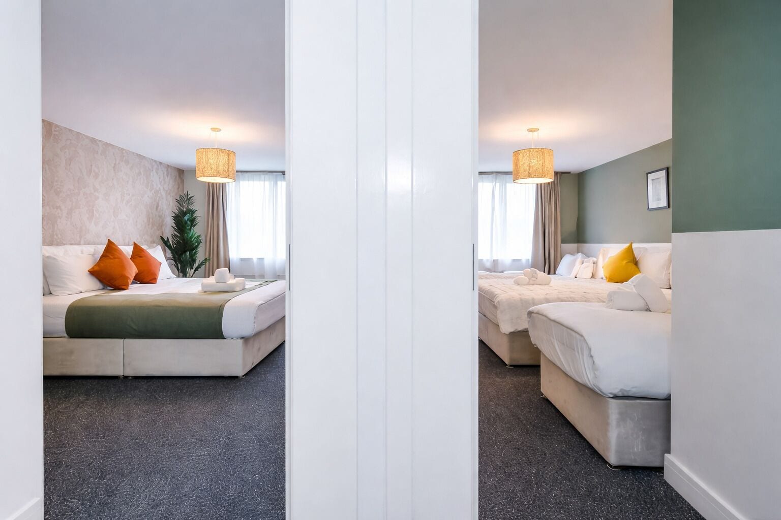 2 bedrooms, iron/ironing board, travel cot, free WiFi