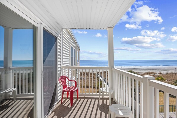 Property grounds - Ocean Pier Unit 303 Sleeps 6-2br/2ba-Full Kitchen-Pool-Direct Oceanfront Balcony (North Myrtle Beach)