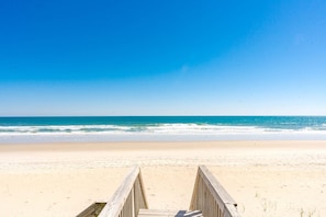 Aan het strand