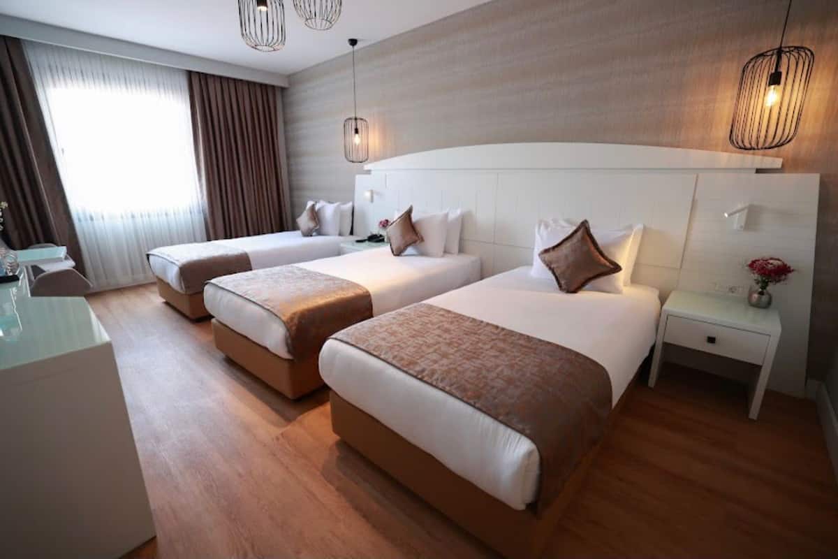 Standard Triple Room, City View | Desk, free WiFi