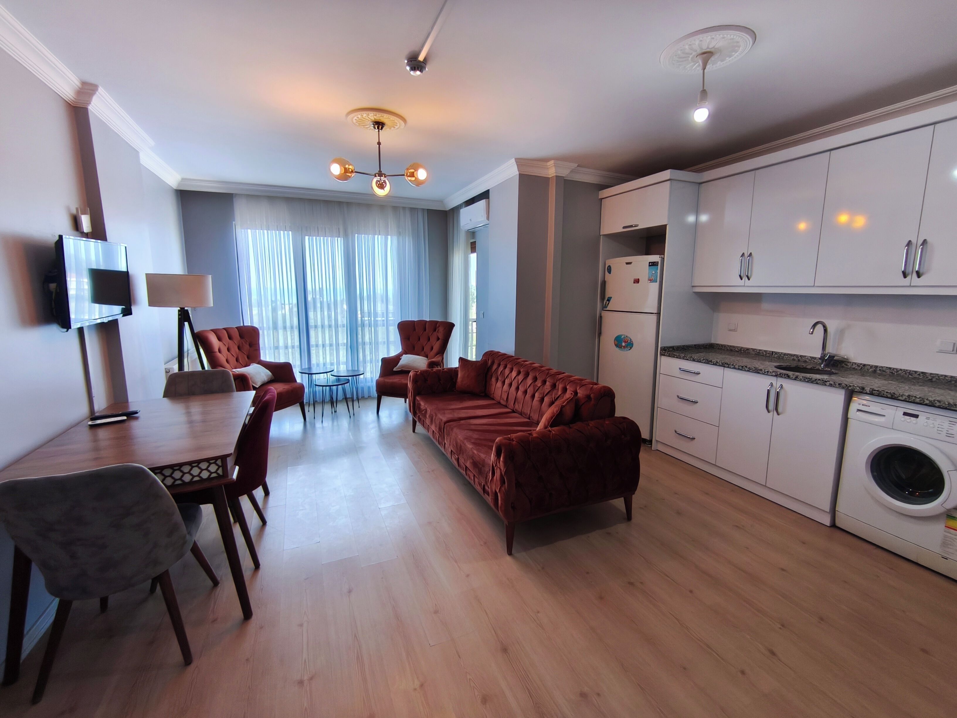 Appartement, vue mer | Coin séjour