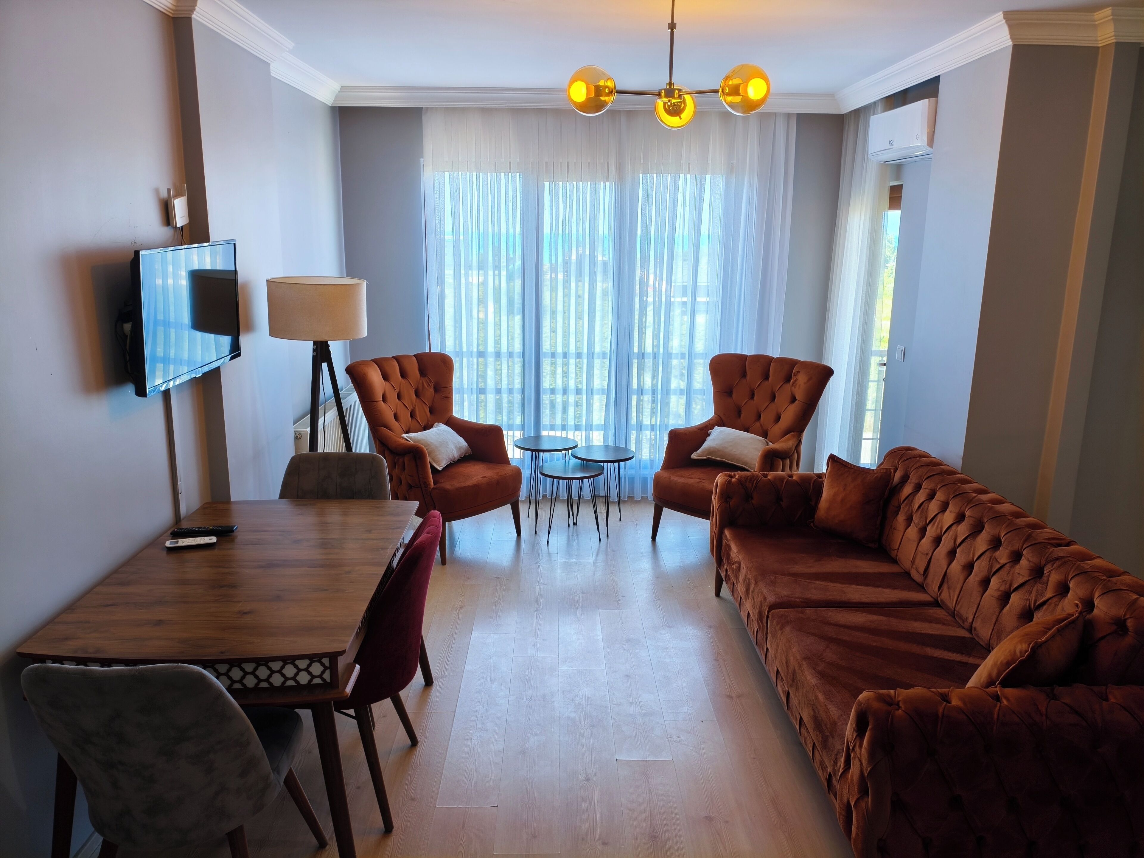 Basic-Apartment, Meerblick | Wohnbereich