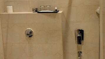 Soap, shampoo, toilet paper