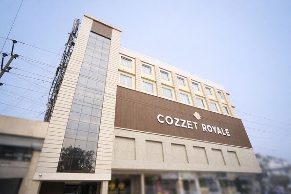 A szálláshely homlokzata