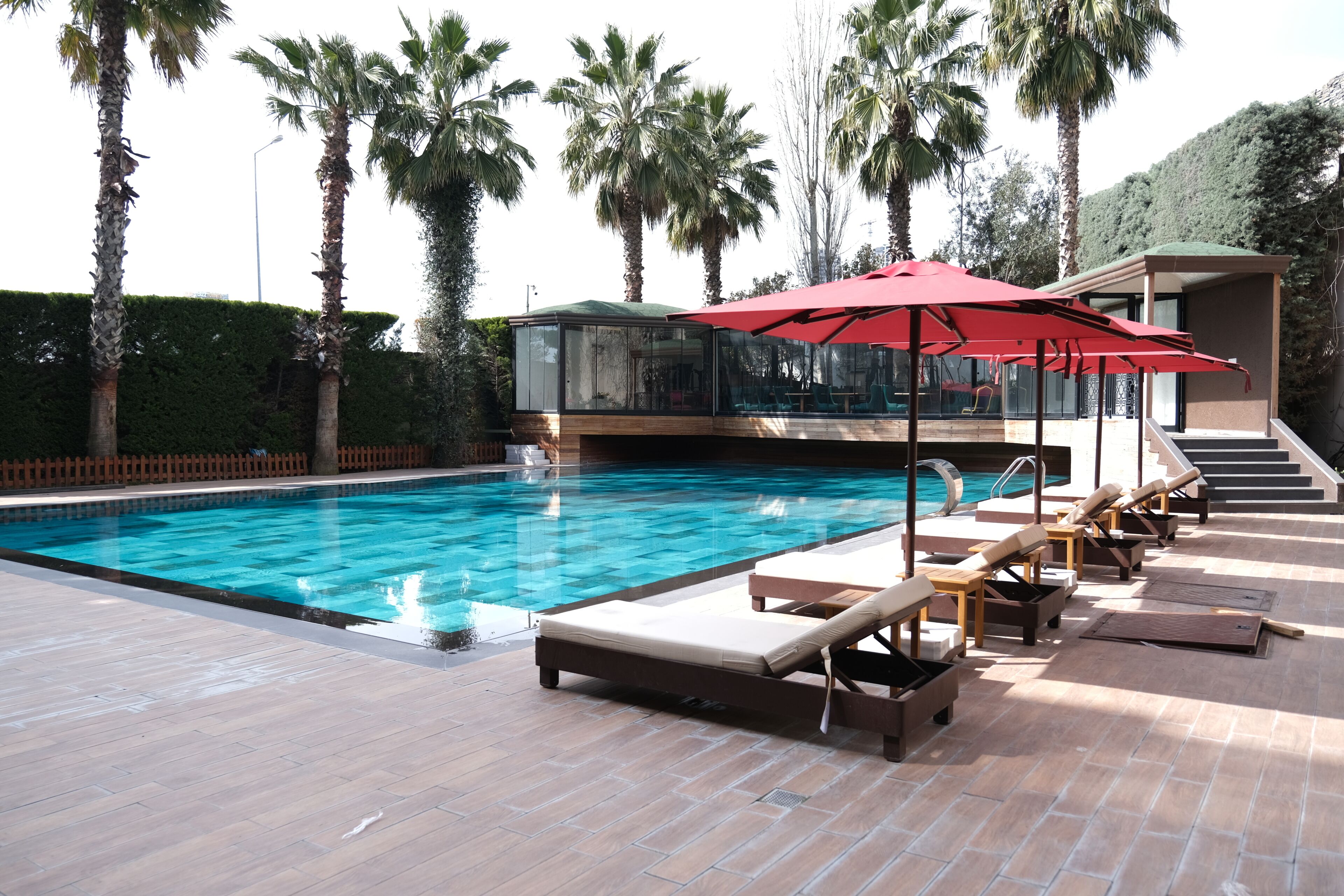 Seasonal outdoor pool