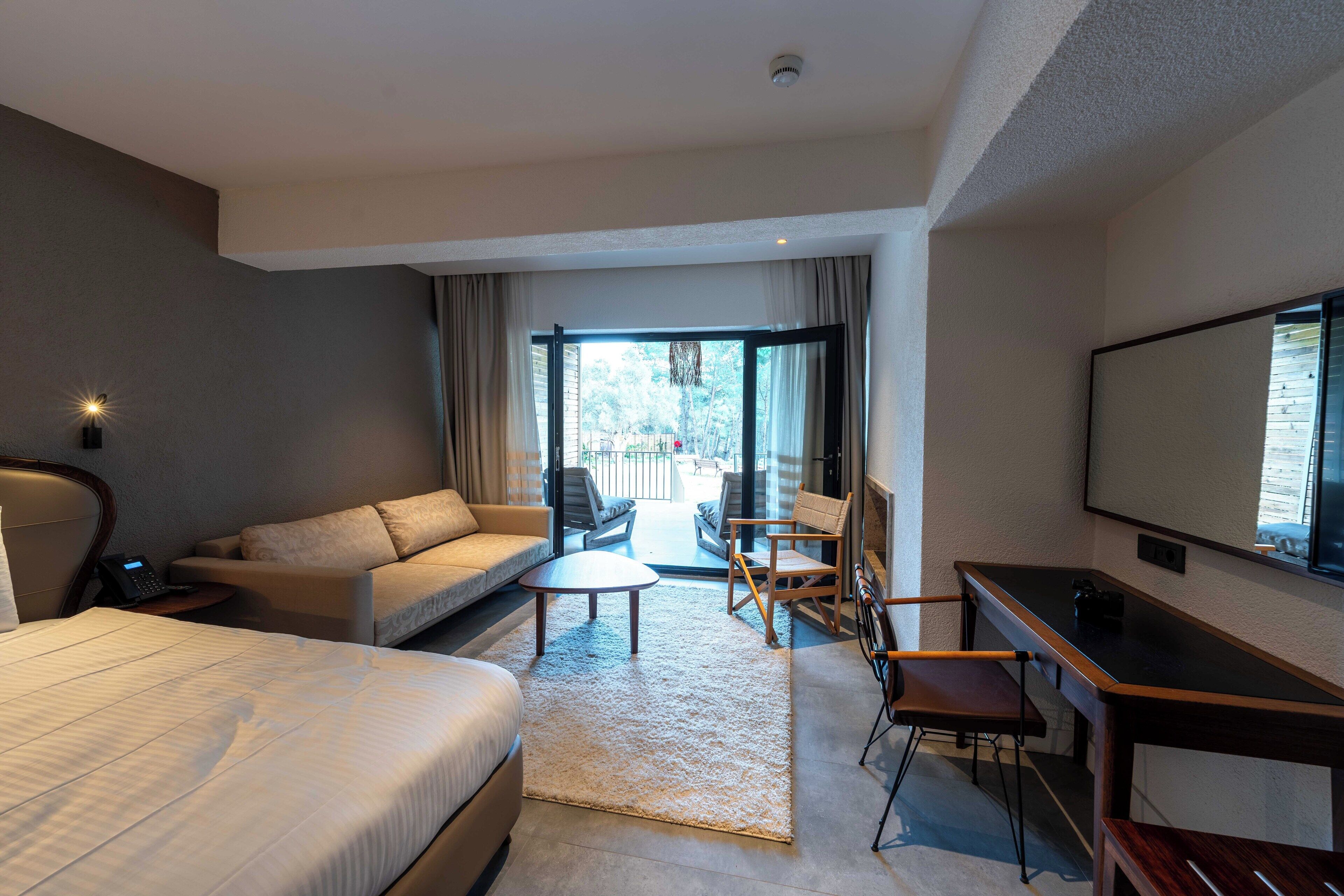 Premium Double Room, Mountain View | Soundproofing, iron/ironing board, free WiFi