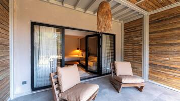 Premium-Doppelzimmer, Bergblick | Terrasse/Patio