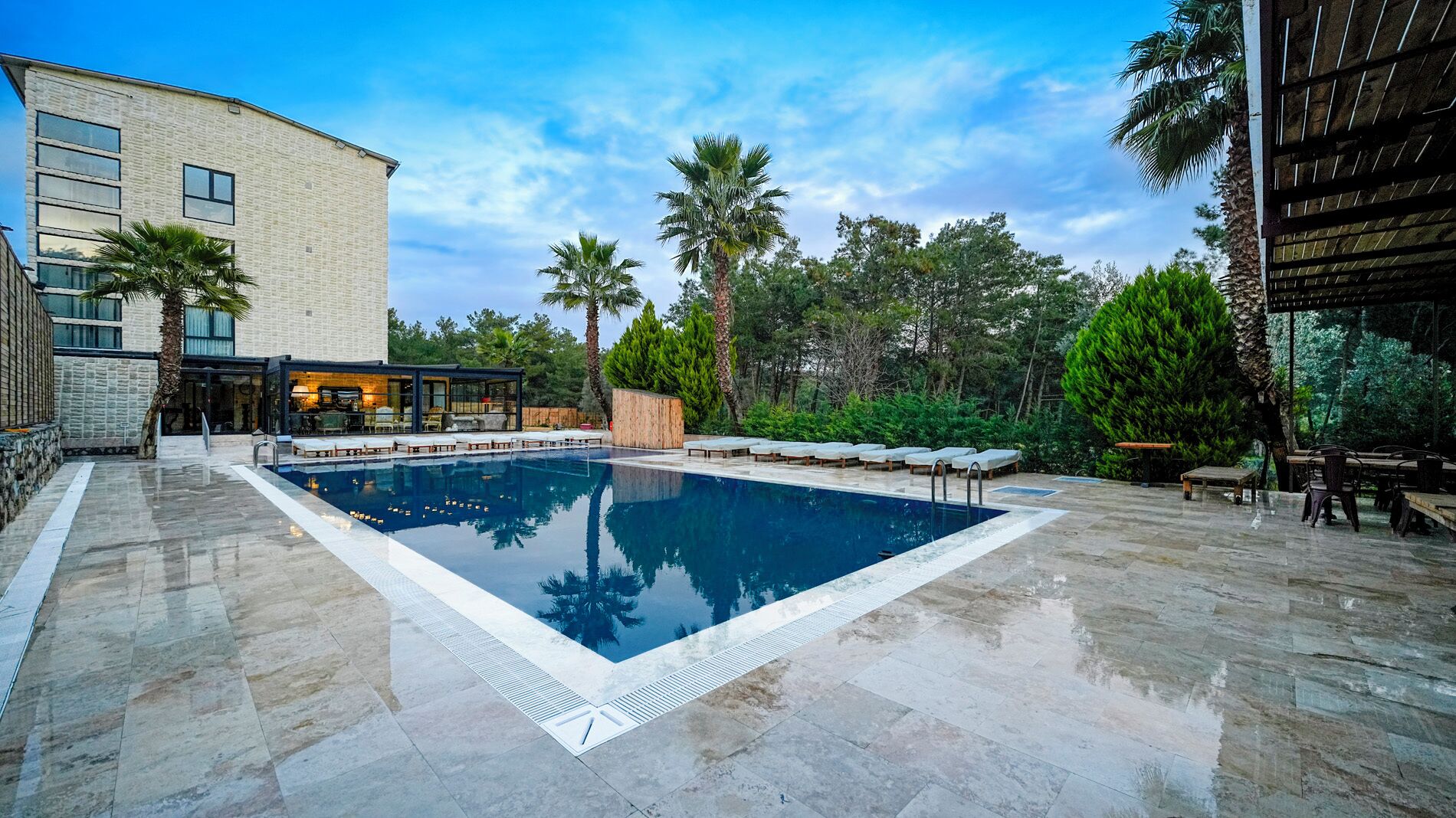 Seasonal outdoor pool