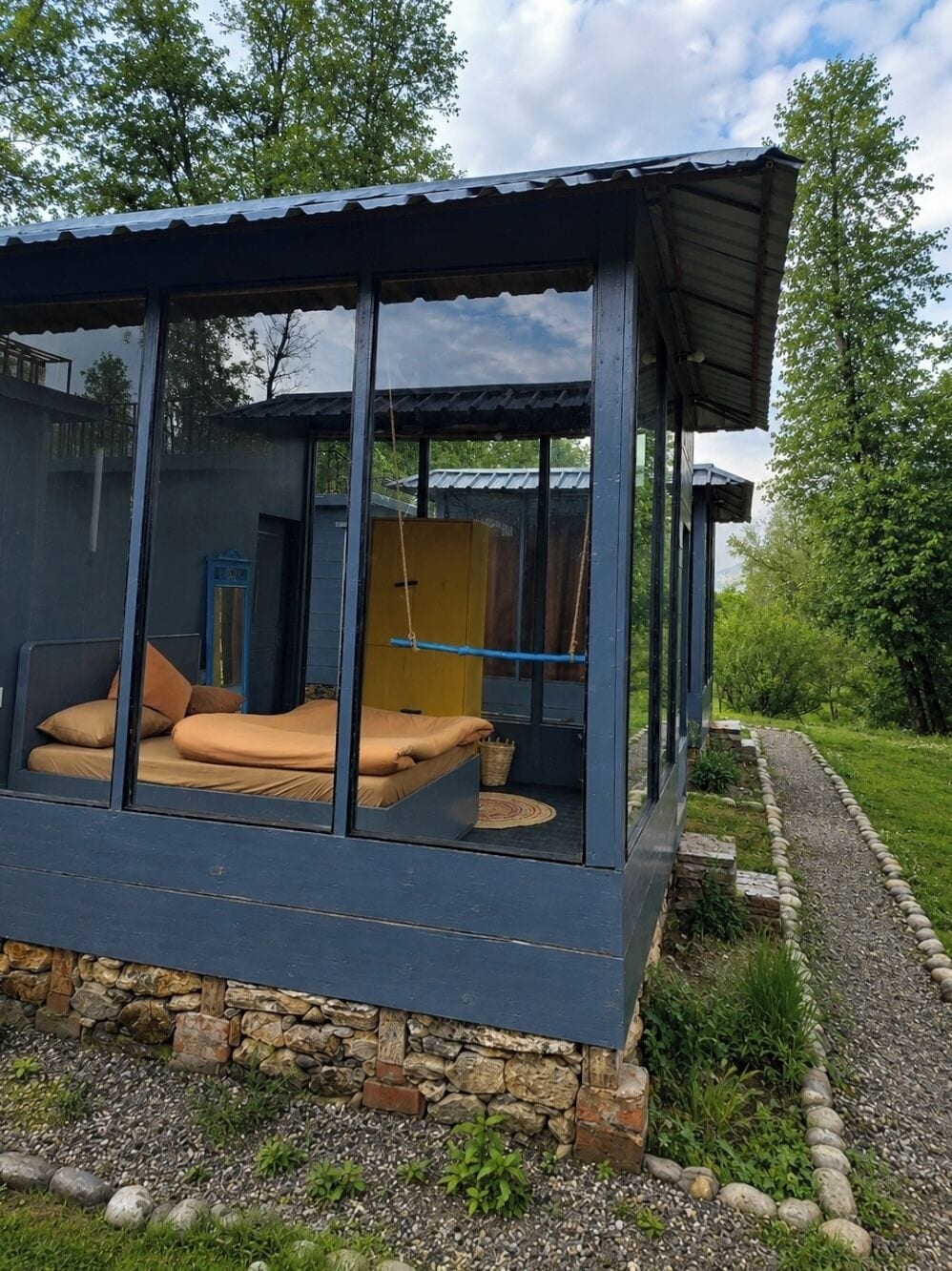 Cabaña Deluxe, vistas a la montaña | Wifi gratis y ropa de cama