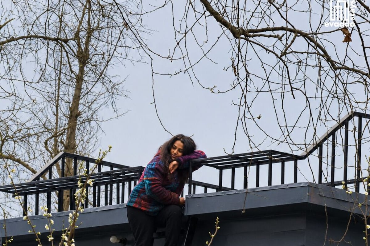 Cabane Confort, balcon