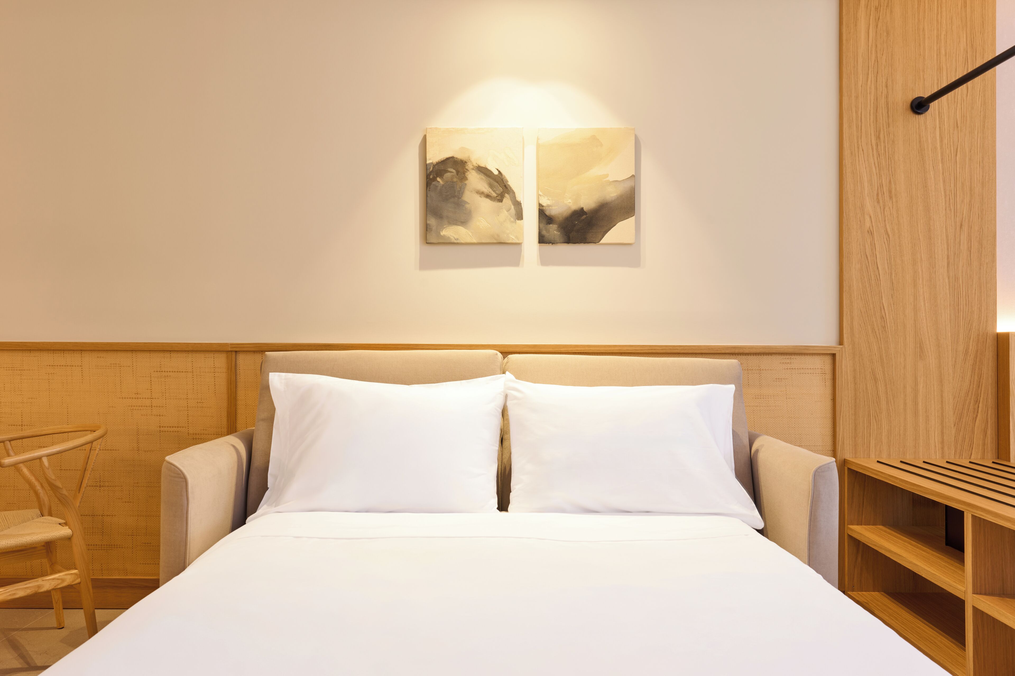 Deluxe Apartment, 1 Bedroom, Terrace, City View | Living area | 50-inch flat-screen TV with digital channels