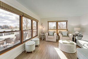 House (3 Bedrooms) | Interior - Private Beach, 3,000 Sq Ft: Murray Lake Retreat! (Lowell)