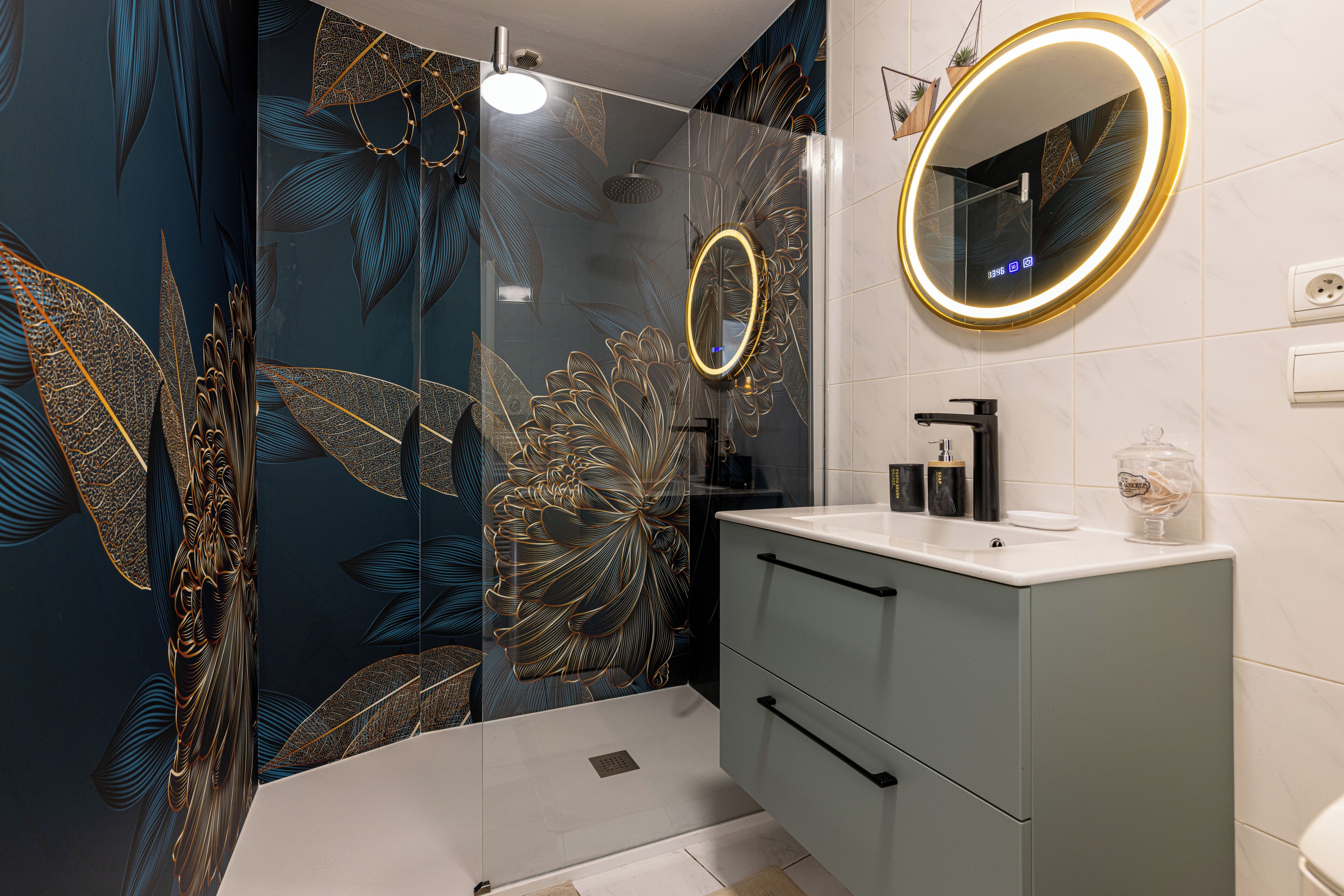 Suite estudio familiar, vistas al parque | Baño