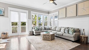 Smart TV - 4BR Beach House Retreat w/ Seasonal Heated Pool & Golf Cart - Sleeps 13 (Santa Rosa Beach)